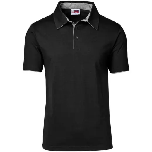 Mens Delta Golf Shirt Black